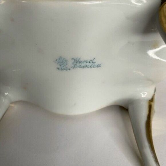 Nippon Trinket Box Piano Bench Style Rectangular 4 Legs Hand Painted 2.5" X 3.5" - Picture 3 of 13